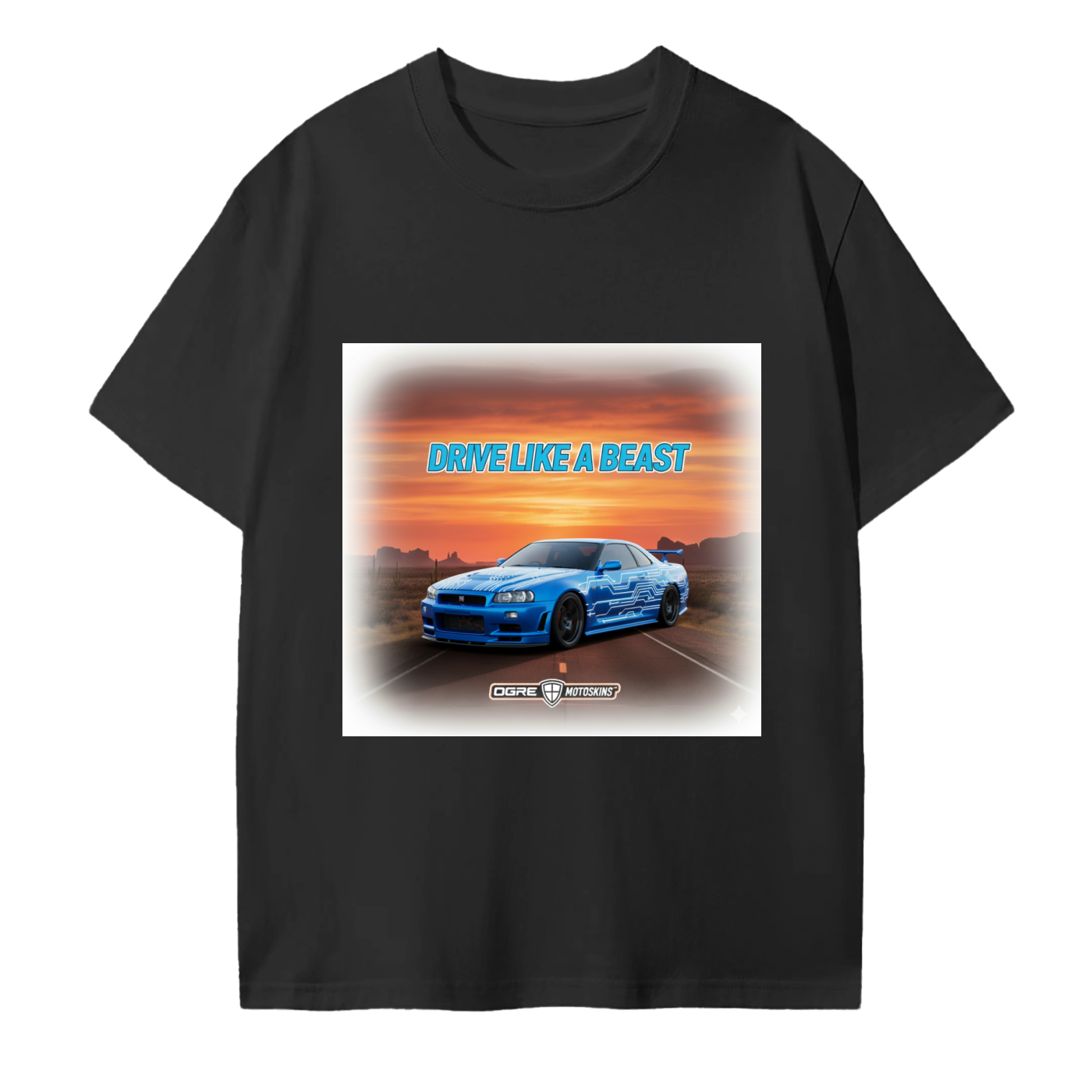 LIMITED EDITION SKYLINE IN TRON BLUE