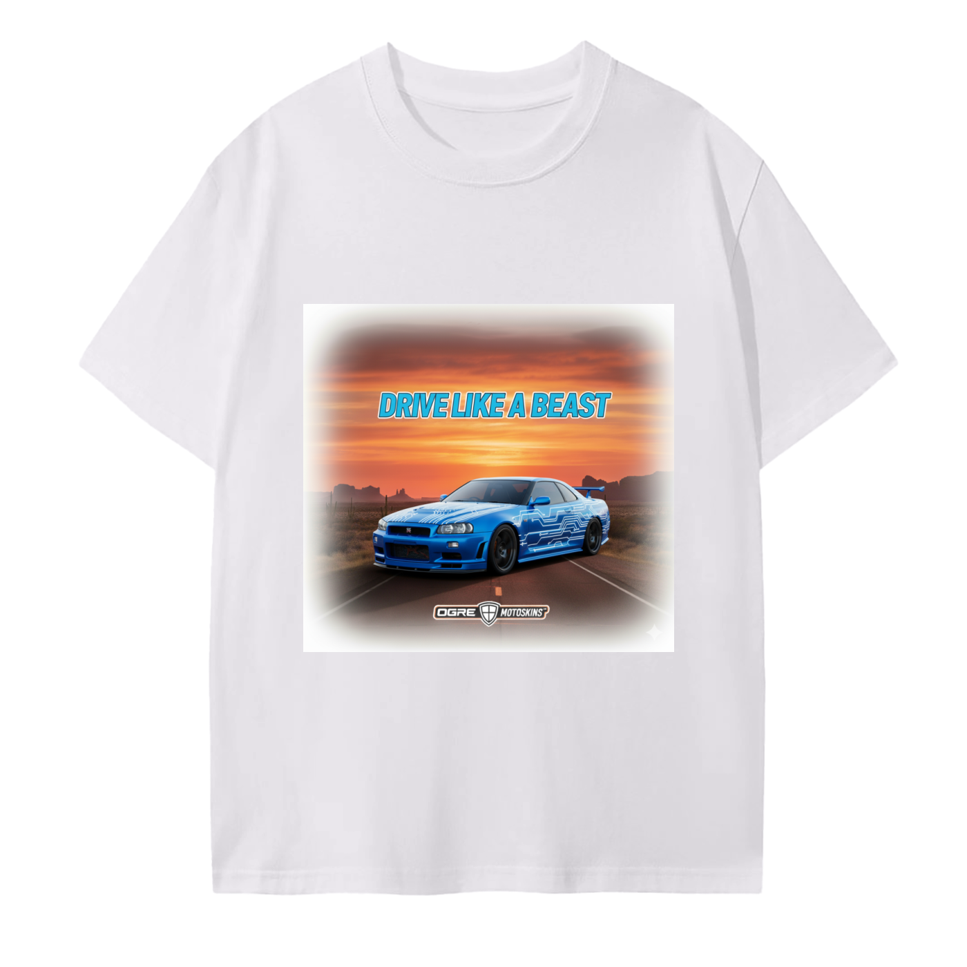 LIMITED EDITION SKYLINE IN TRON BLUE