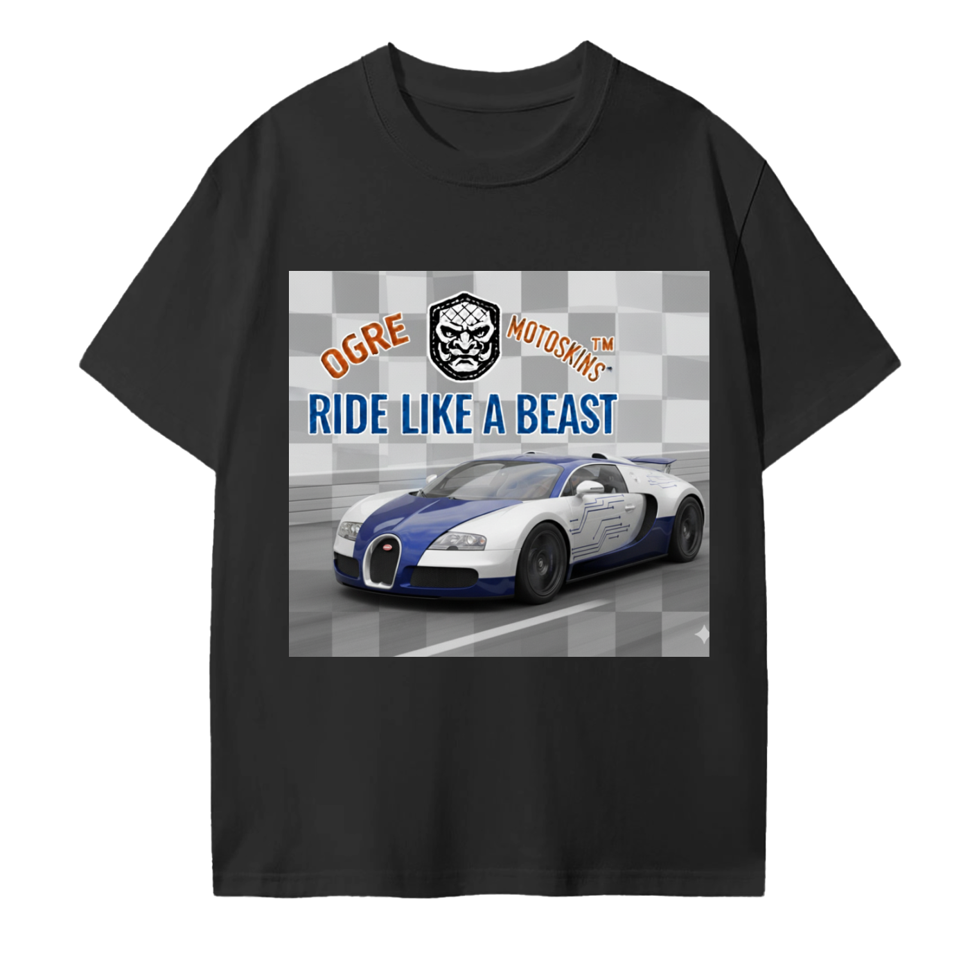 BUGATTI VEYRON/ BLUE WHITE 2 TONE