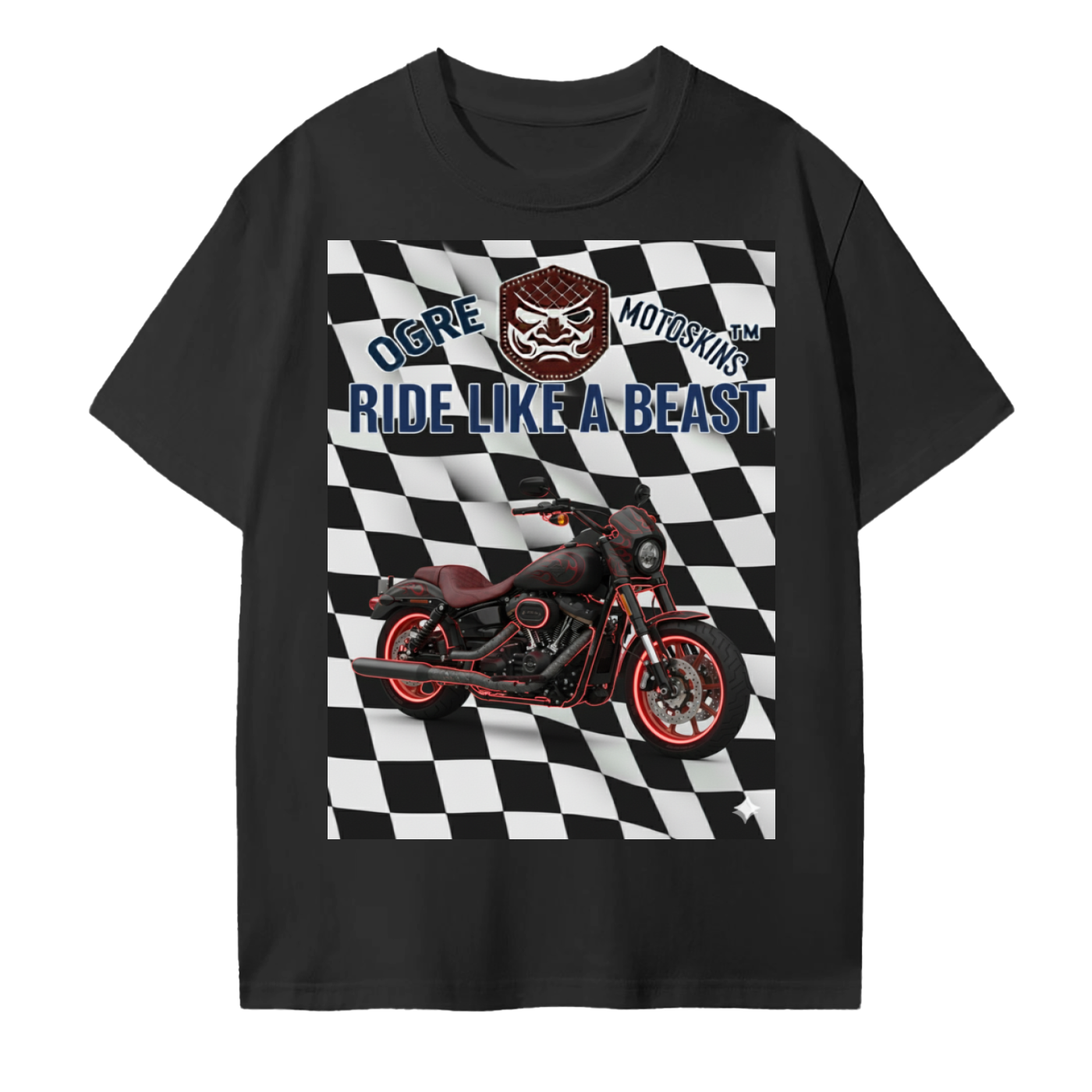 LOWRIDER IN BLACK & BURNT RED