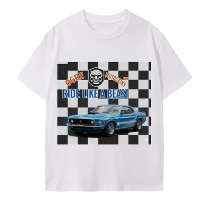 69 MUSTANG BLUE W/CIRCUIT GRAPHICS