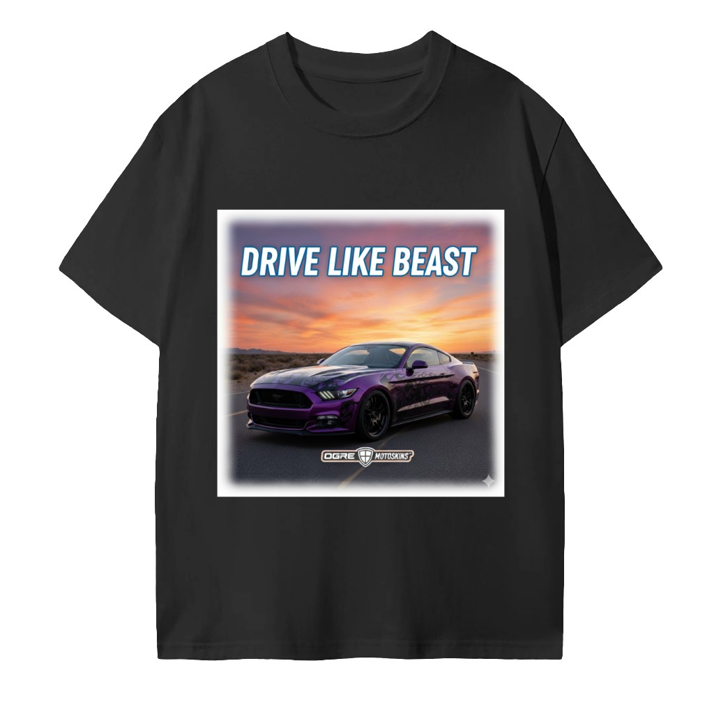 LIMITED EDITION MUSTANG IN CAL PURPLE/ SICK SKULL GRAPHICS